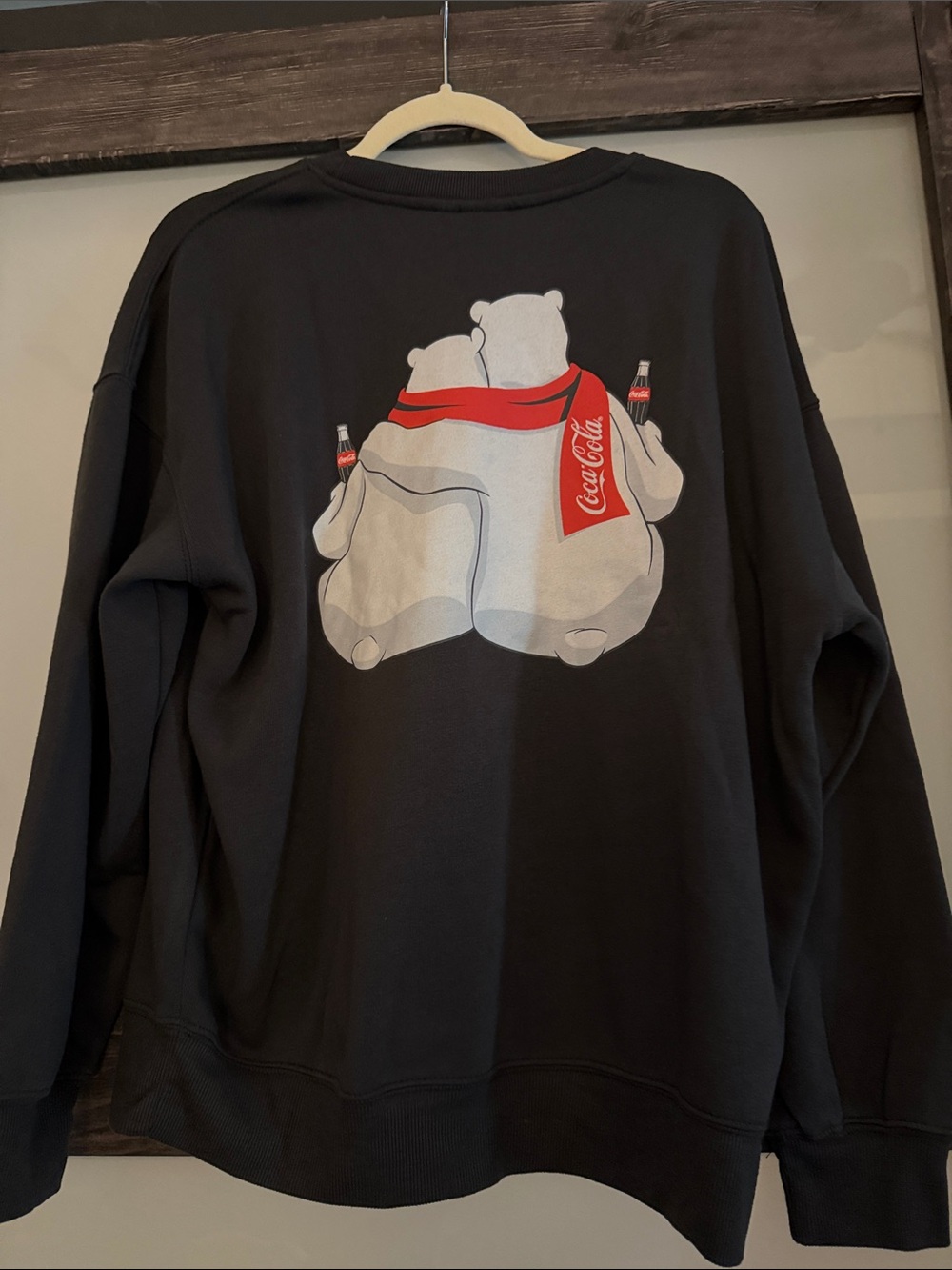 $40 msrp NWT Coca Cola bears sweatshirt size small